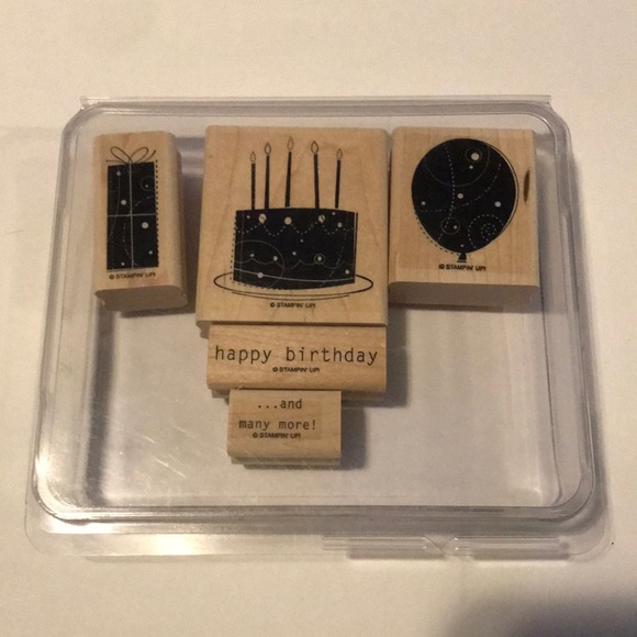 Stampin’ Up Birthday Whimsy Wood Stamp Set